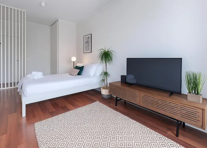 公寓 Studio-fast Wi-fi- Ac -5 Min Trindade Metro&clerigos 波尔图